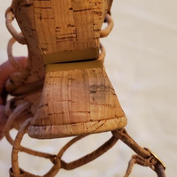 Stuart Weitzman Nuts Natural Cork demi-wedge sandal - Picture 7 of 7